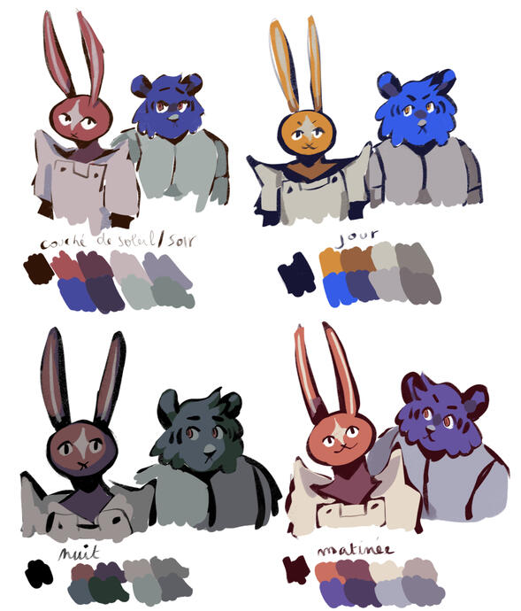 Recherches de couleurs, projet BD - 2024