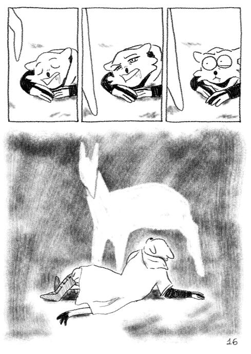 La Voleuse et la Bâtarde, page 16 - zine 2024